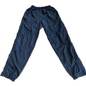 Nike Vintage 90s Windbreaker Pants Black‎ Size L Nylon